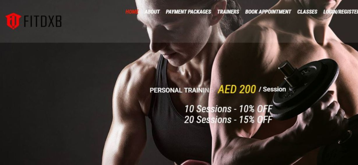 Fitness Training Sessions Booking Dubai