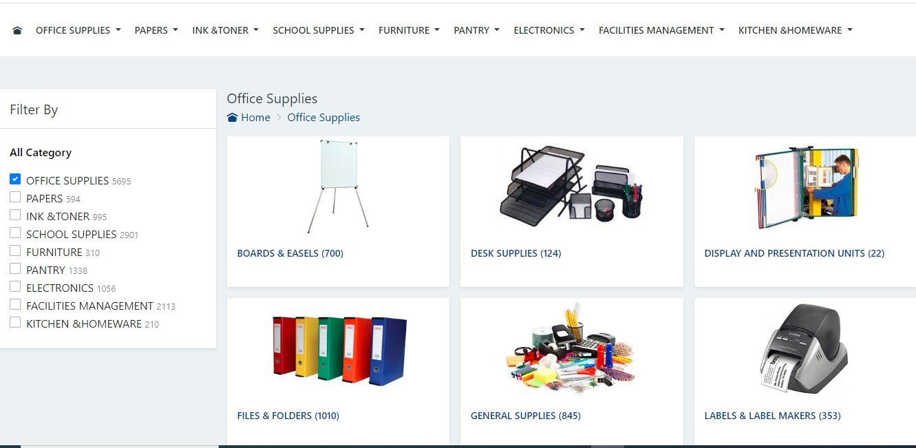Product Category Creation - Web development Services Dubai