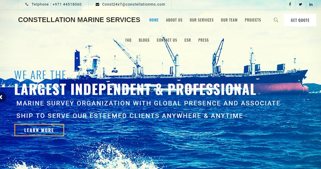 Recent Projects-Opt-C Digital Solutions-Constellation Marine services